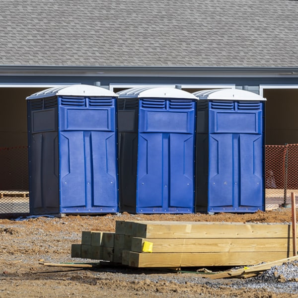 how do you dispose of waste after the porta potties have been emptied in Big Falls